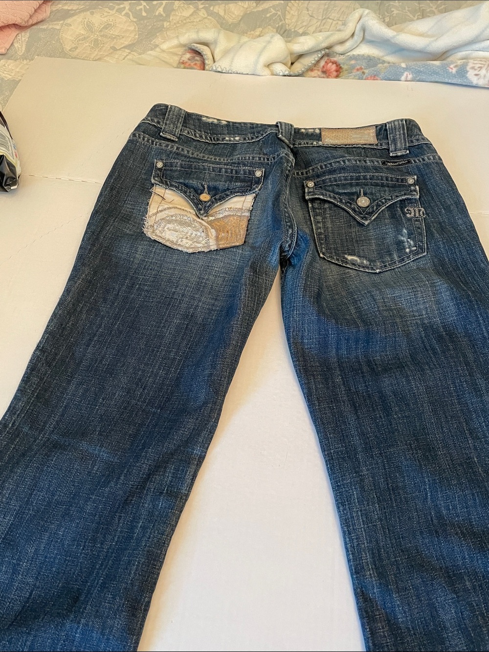 Miss Me Dark Blue Straight Leg Jeans - Picture 8 of 11